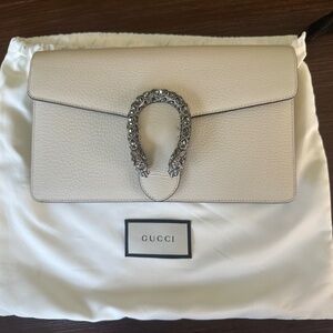 Gucci Dionysus Leather Clutch.